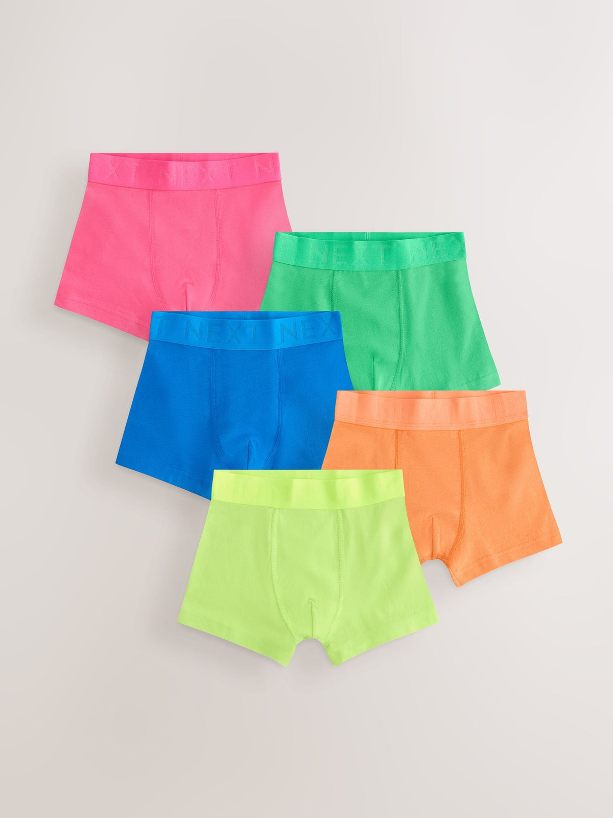 Dsiney Kidz - Multi Fluorescent Trunks 5 Pack (1.5-16yrs) image 1
