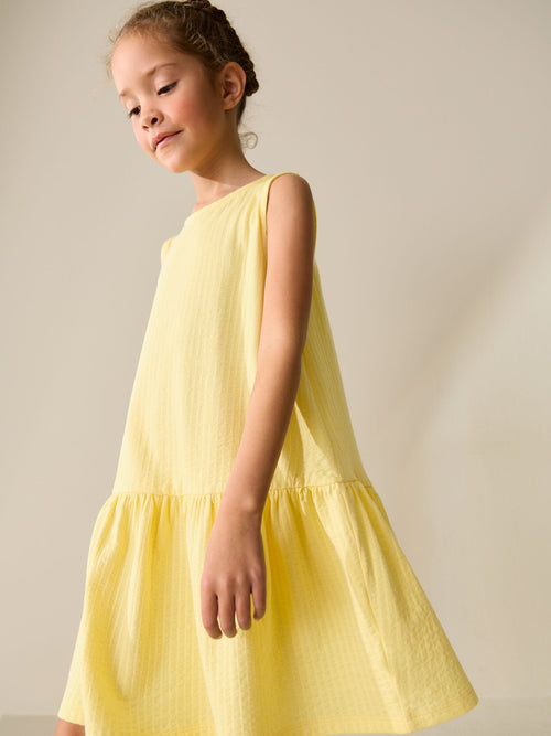 Dsiney Kidz - Yellow Sleeveless Jersey Dress (3-16yrs) image 1