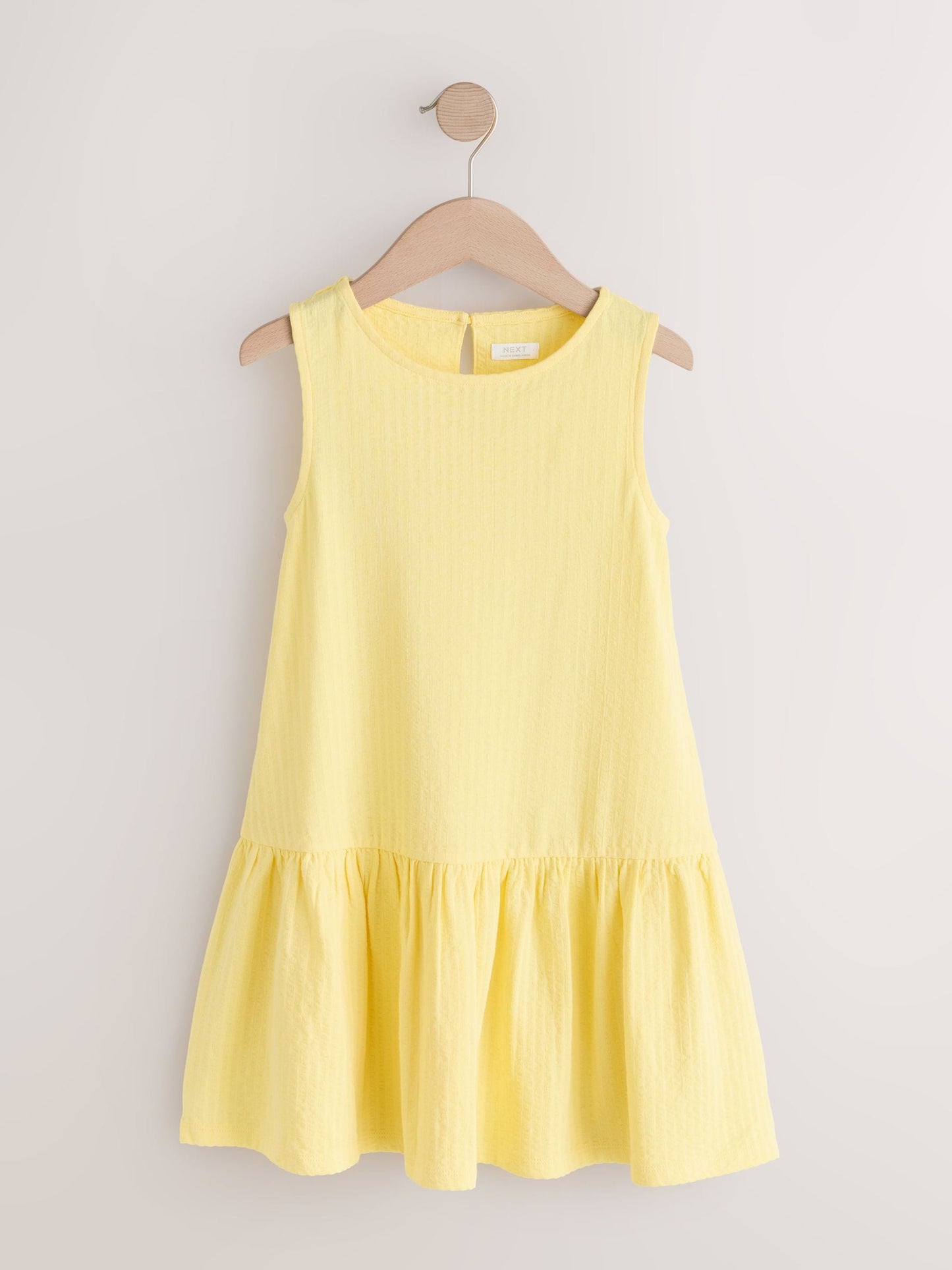 Yellow Sleeveless Jersey Dress (3-16yrs) image 5