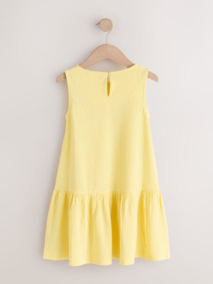 Yellow Sleeveless Jersey Dress (3-16yrs) image 6