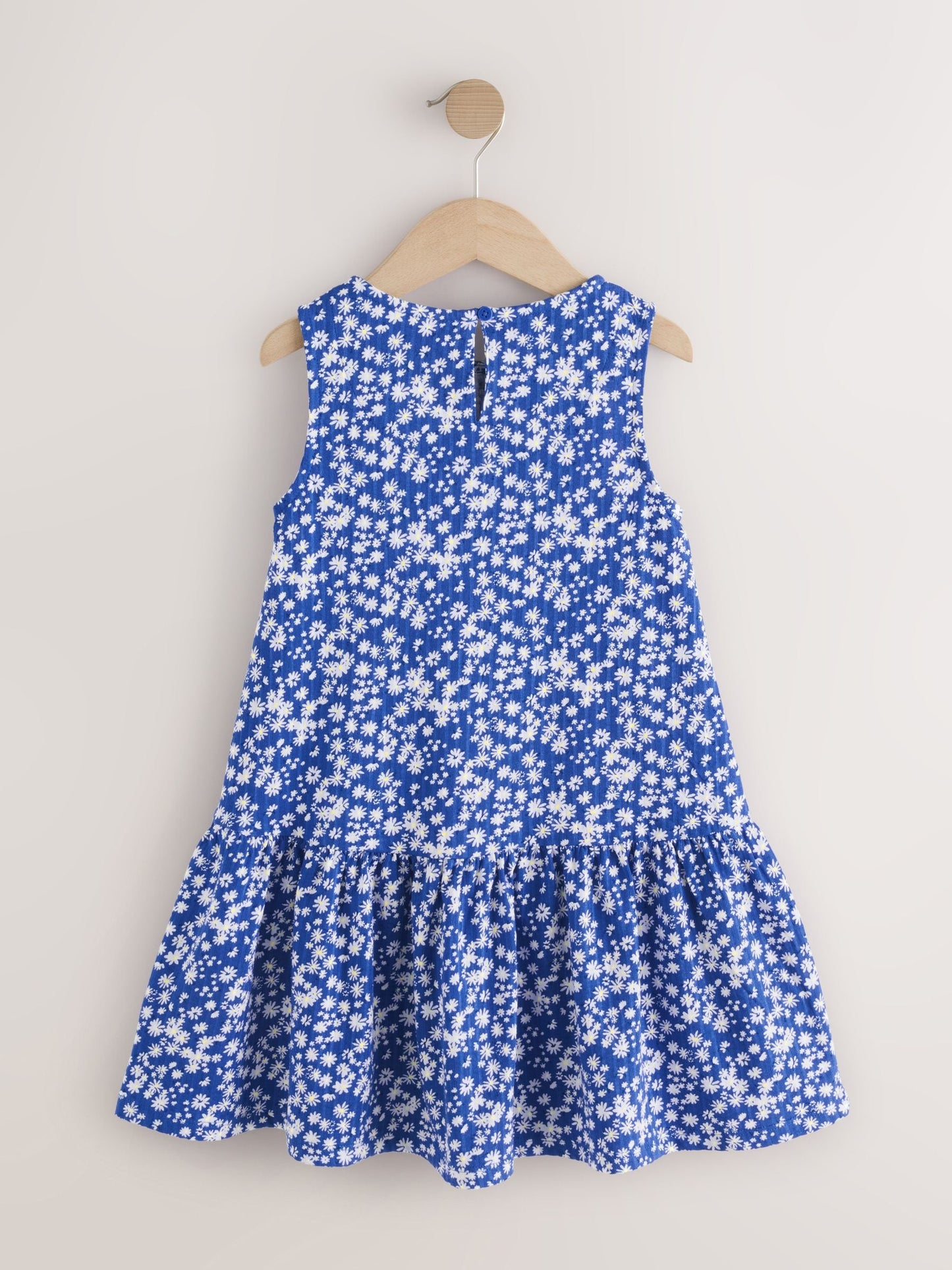 Blue Ditsy Sleeveless Jersey Dress (3-16yrs) image 6