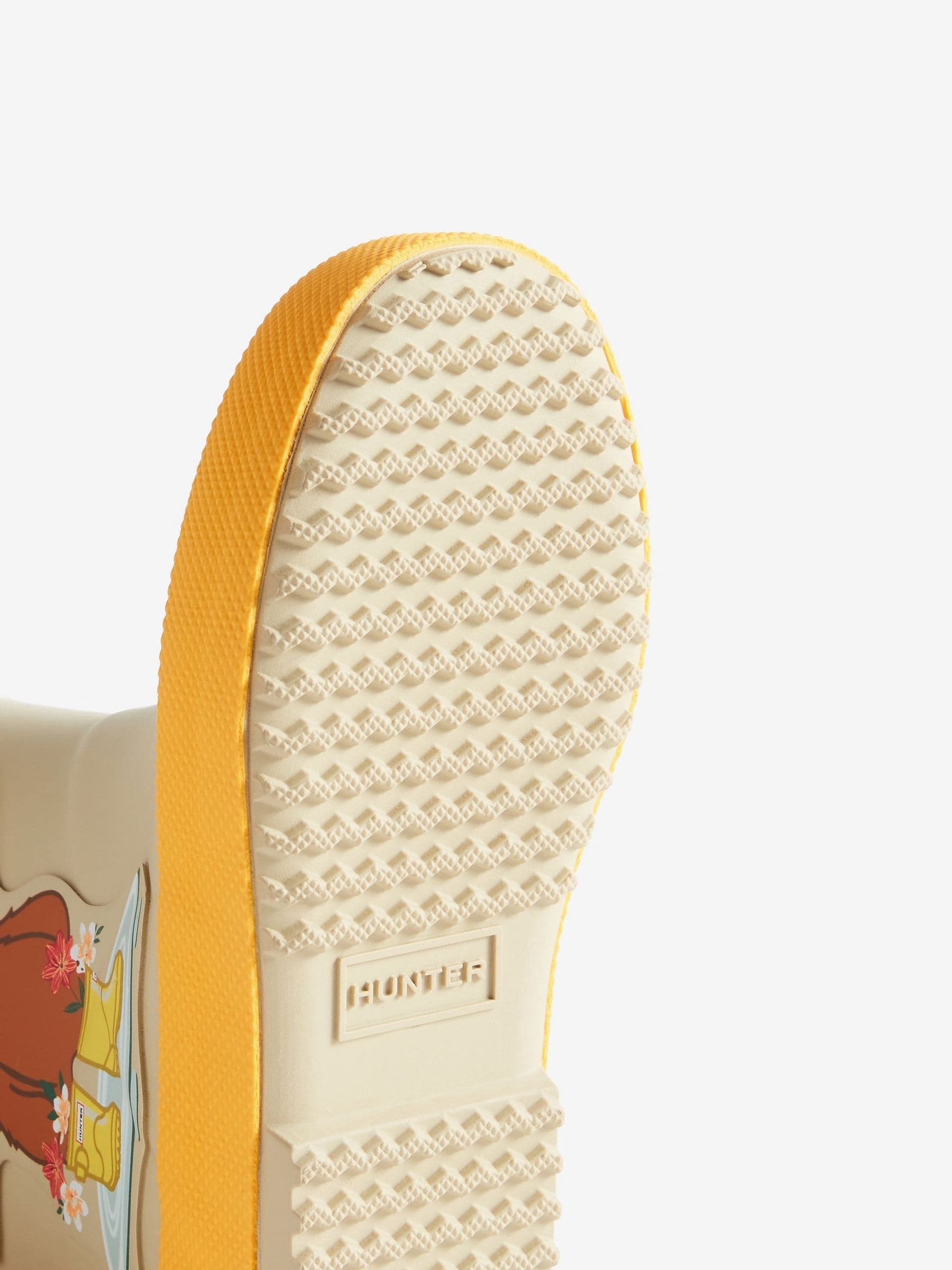 Hunter Yellow Kids First Bear Print Boots image 4