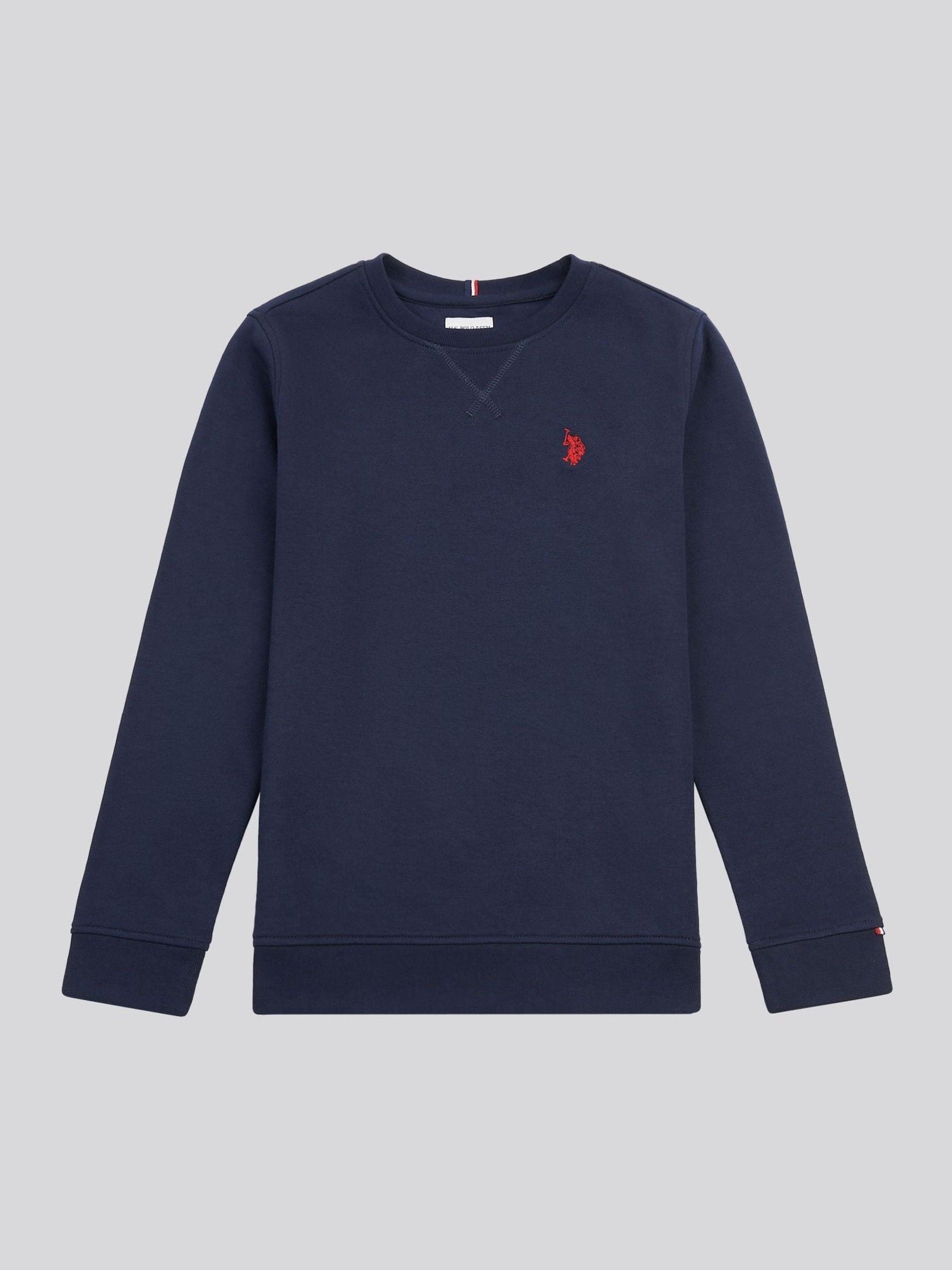 Dsiney Kidz - U.S. Polo Assn. Blue Double Horsemen Crew Sweatshirt image 6