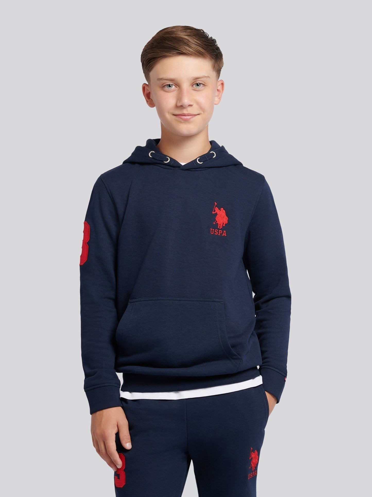 Dsiney Kidz - U.S. Polo Assn. Navy Blue Boys Player 3 Hoodie image 1