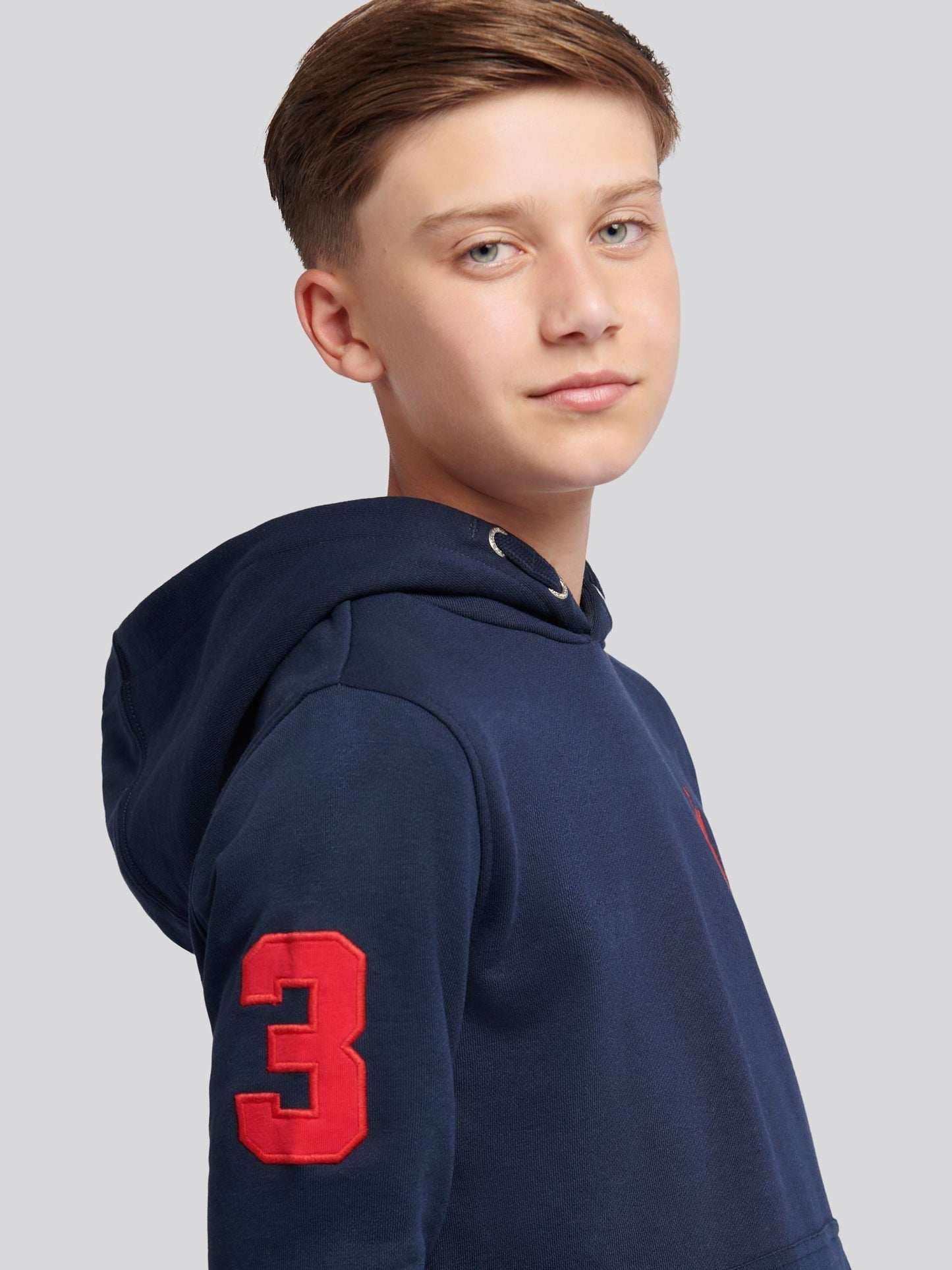 Dsiney Kidz - U.S. Polo Assn. Navy Blue Boys Player 3 Hoodie image 5