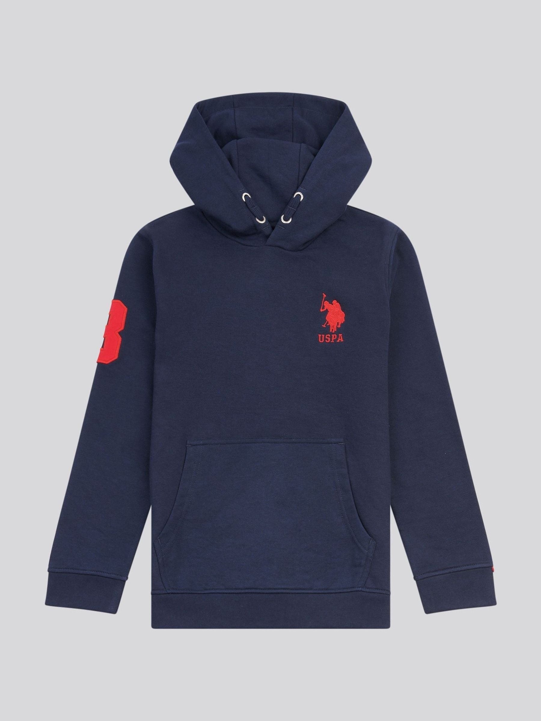 Dsiney Kidz - U.S. Polo Assn. Navy Blue Boys Player 3 Hoodie image 7