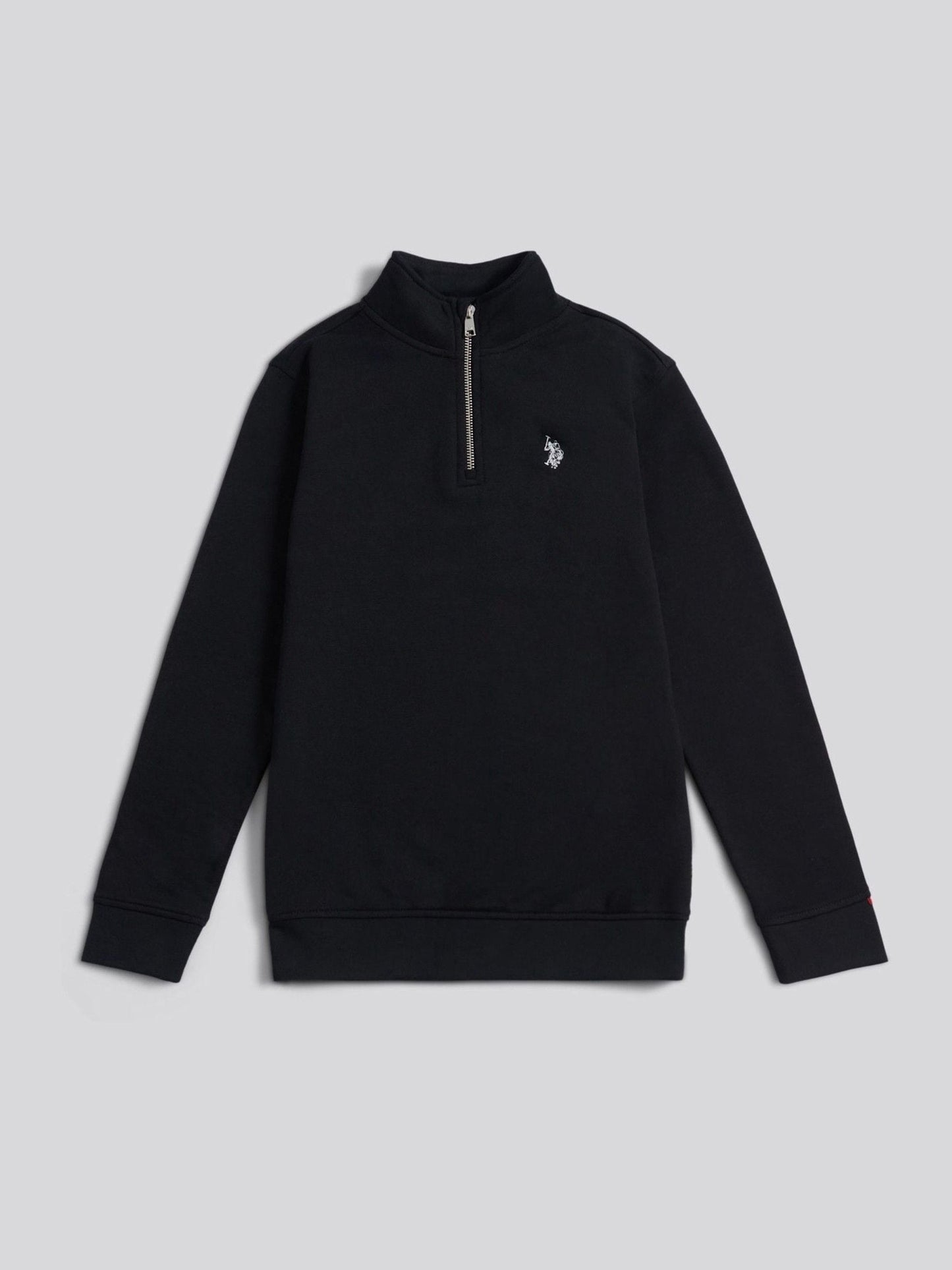 Dsiney Kidz - U.S. Polo Assn. Black Double Horsemen ¼ Zip Sweatshirt image 5