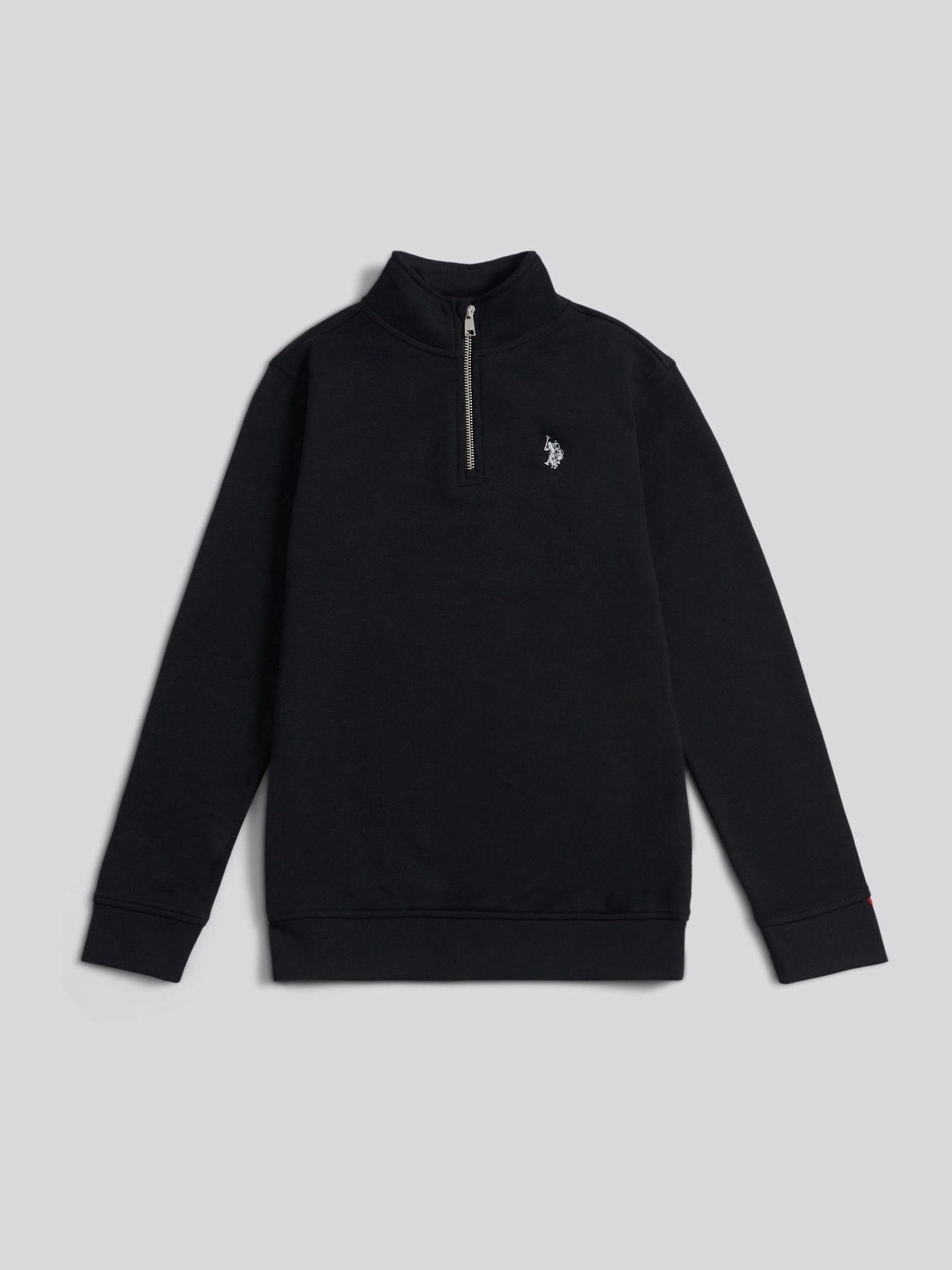 Dsiney Kidz - U.S. Polo Assn. Black Double Horsemen ¼ Zip Sweatshirt image 5