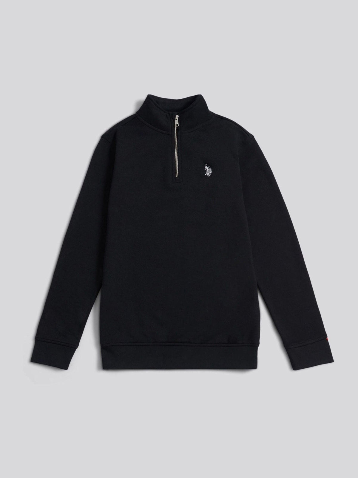 Dsiney Kidz - U.S. Polo Assn. Black Double Horsemen ¼ Zip Sweatshirt image 5
