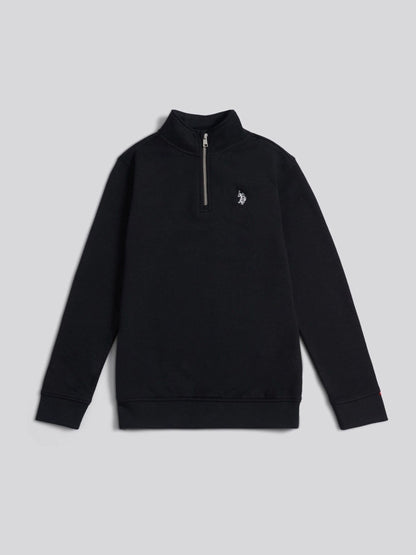 Dsiney Kidz - U.S. Polo Assn. Black Double Horsemen ¼ Zip Sweatshirt image 5