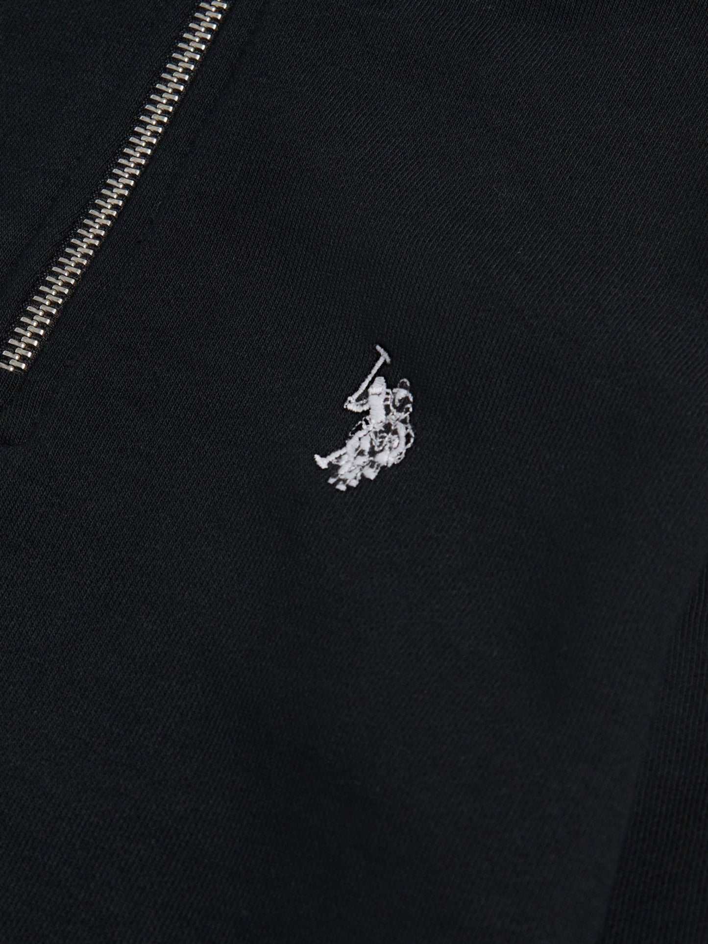 Dsiney Kidz - U.S. Polo Assn. Black Double Horsemen ¼ Zip Sweatshirt image 7