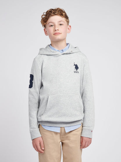 Dsiney Kidz - U.S. Polo Assn. Grey Boys Player 3 Hoodie image 1