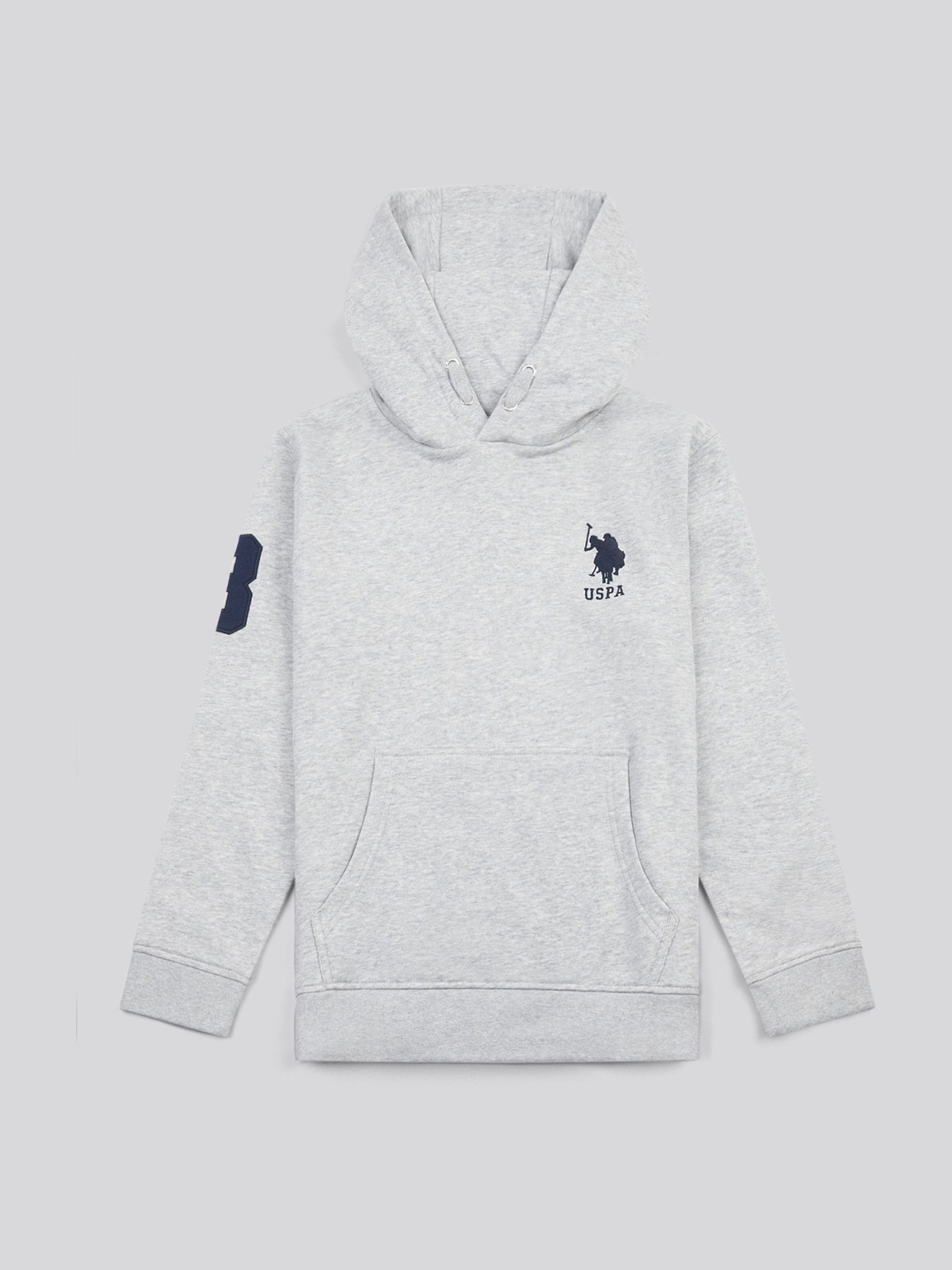Dsiney Kidz - U.S. Polo Assn. Grey Boys Player 3 Hoodie image 6
