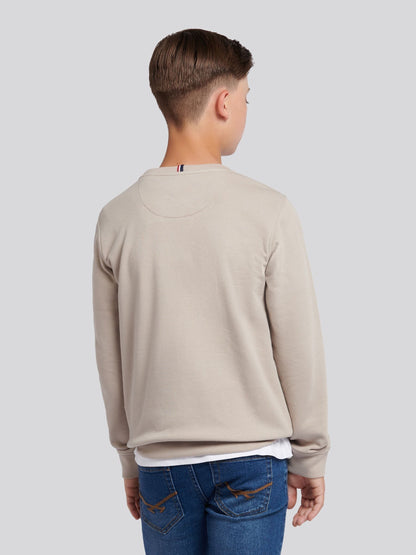 Dsiney Kidz - U.S. Polo Assn. Natural Double Horsemen Crew Sweatshirt image 4