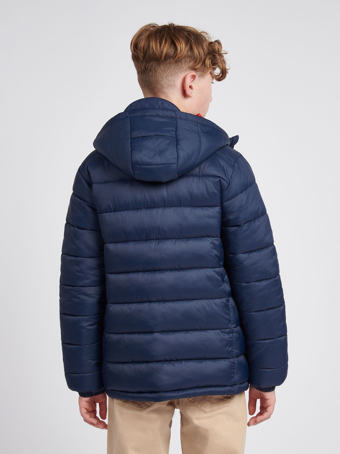 Dsiney Kidz - U.S. Polo Assn. Navy Blue Hooded Quilted Jacket image 2