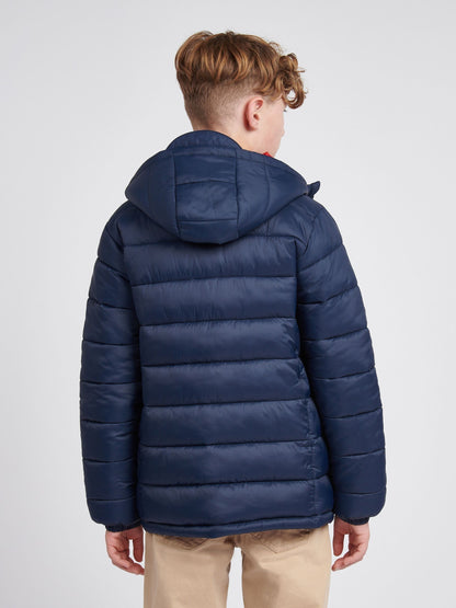 Dsiney Kidz - U.S. Polo Assn. Navy Blue Hooded Quilted Jacket image 2