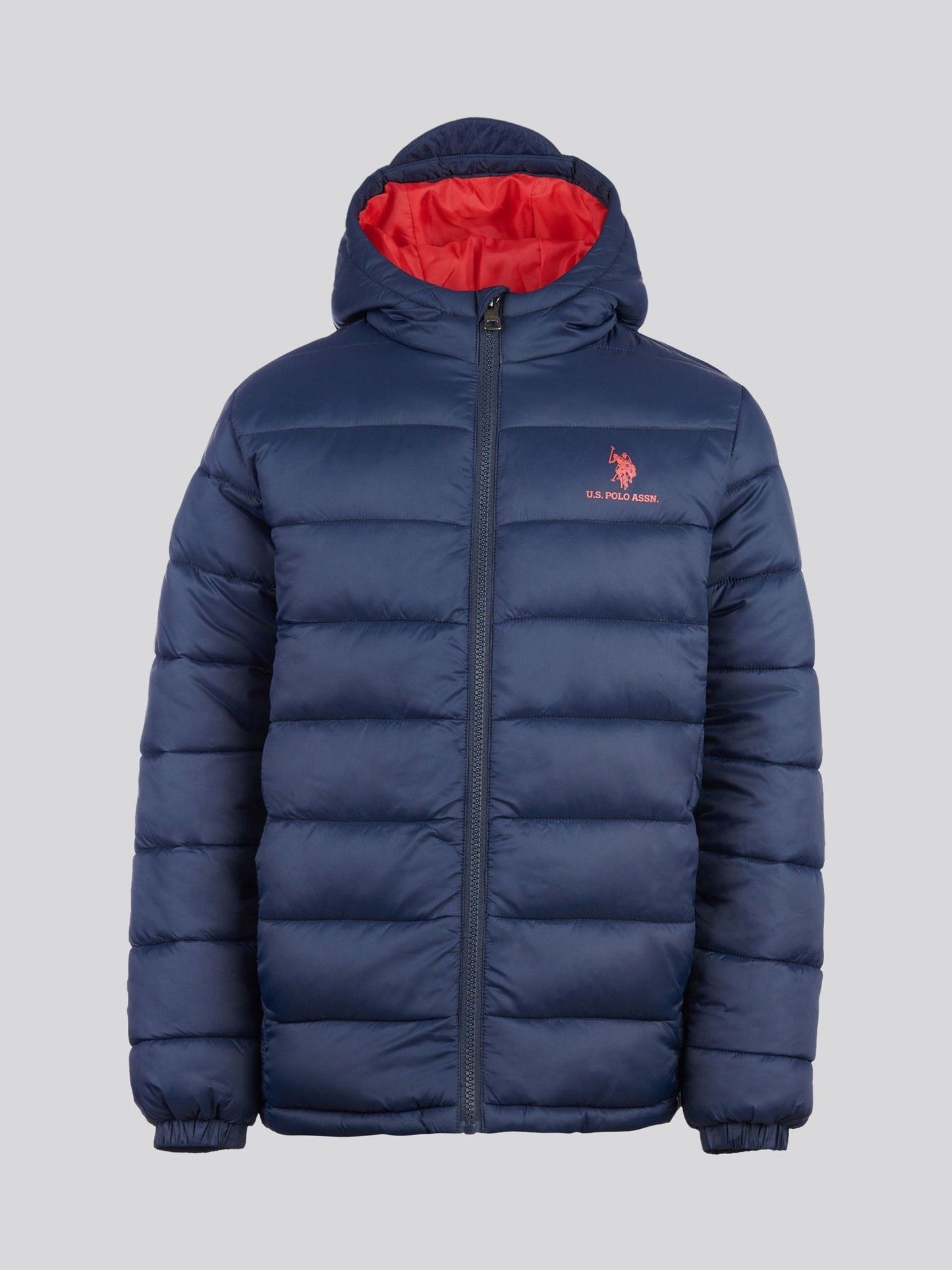 Dsiney Kidz - U.S. Polo Assn. Navy Blue Hooded Quilted Jacket image 5