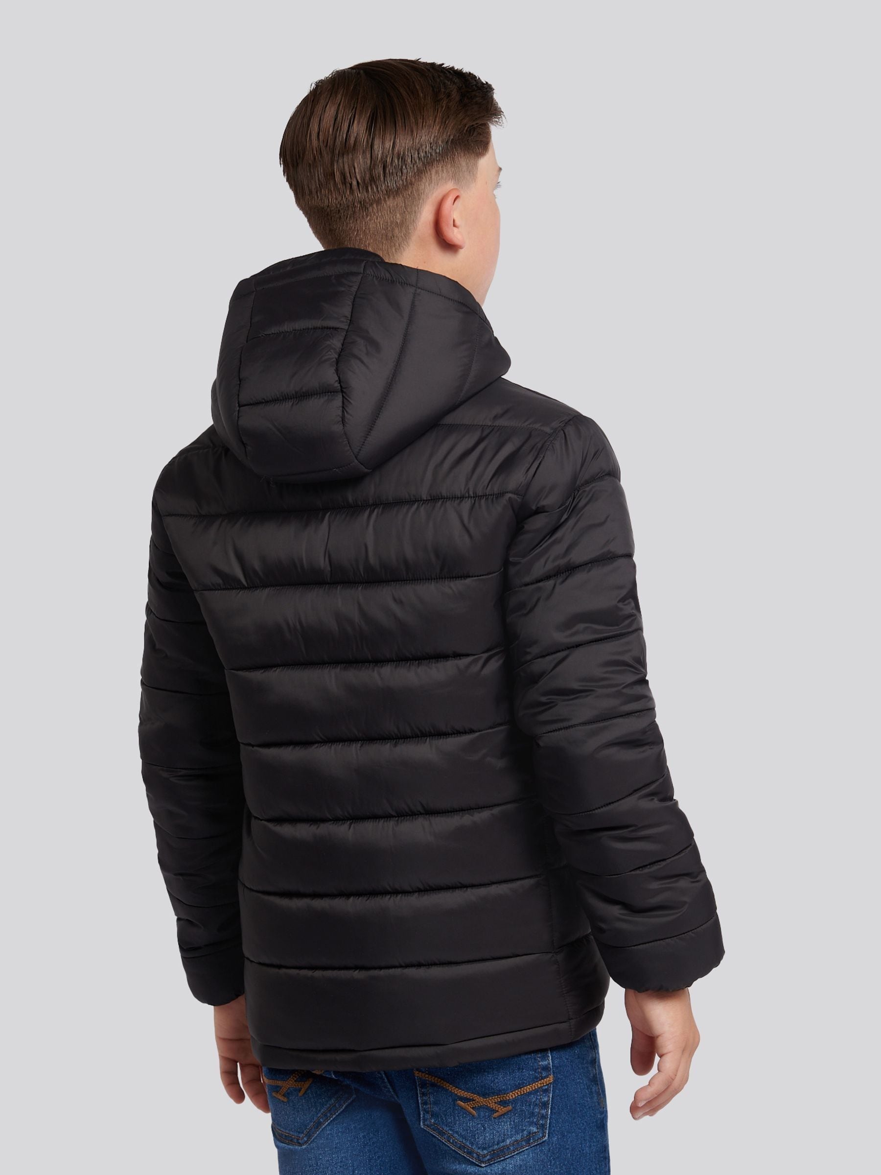 Dsiney Kidz - U.S. Polo Assn. Black Hooded Quilted Jacket image 3