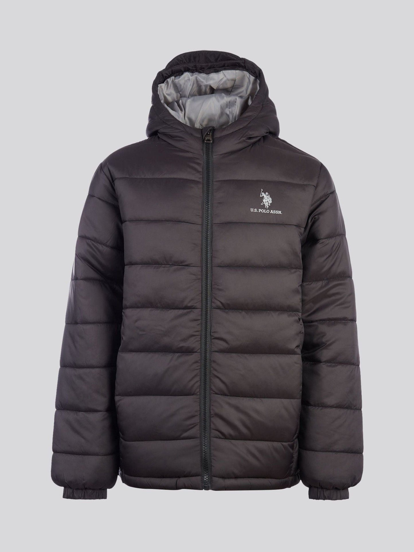 Dsiney Kidz - U.S. Polo Assn. Black Hooded Quilted Jacket image 7