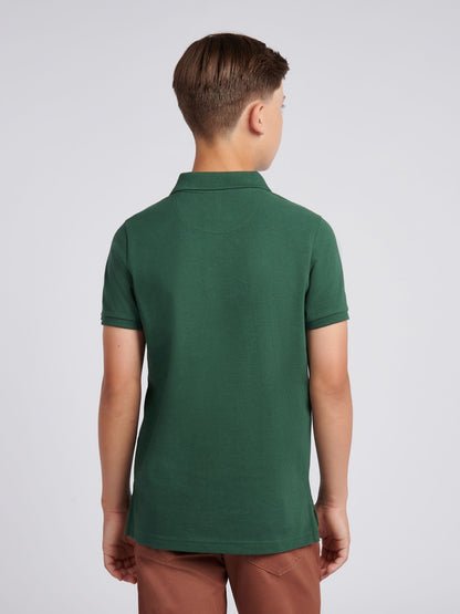 Dsiney Kidz - U.S. Polo Assn. Olive Green Double Horsemen Polo Shirt image 4