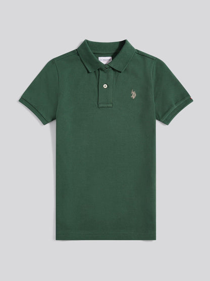 Dsiney Kidz - U.S. Polo Assn. Olive Green Double Horsemen Polo Shirt image 5