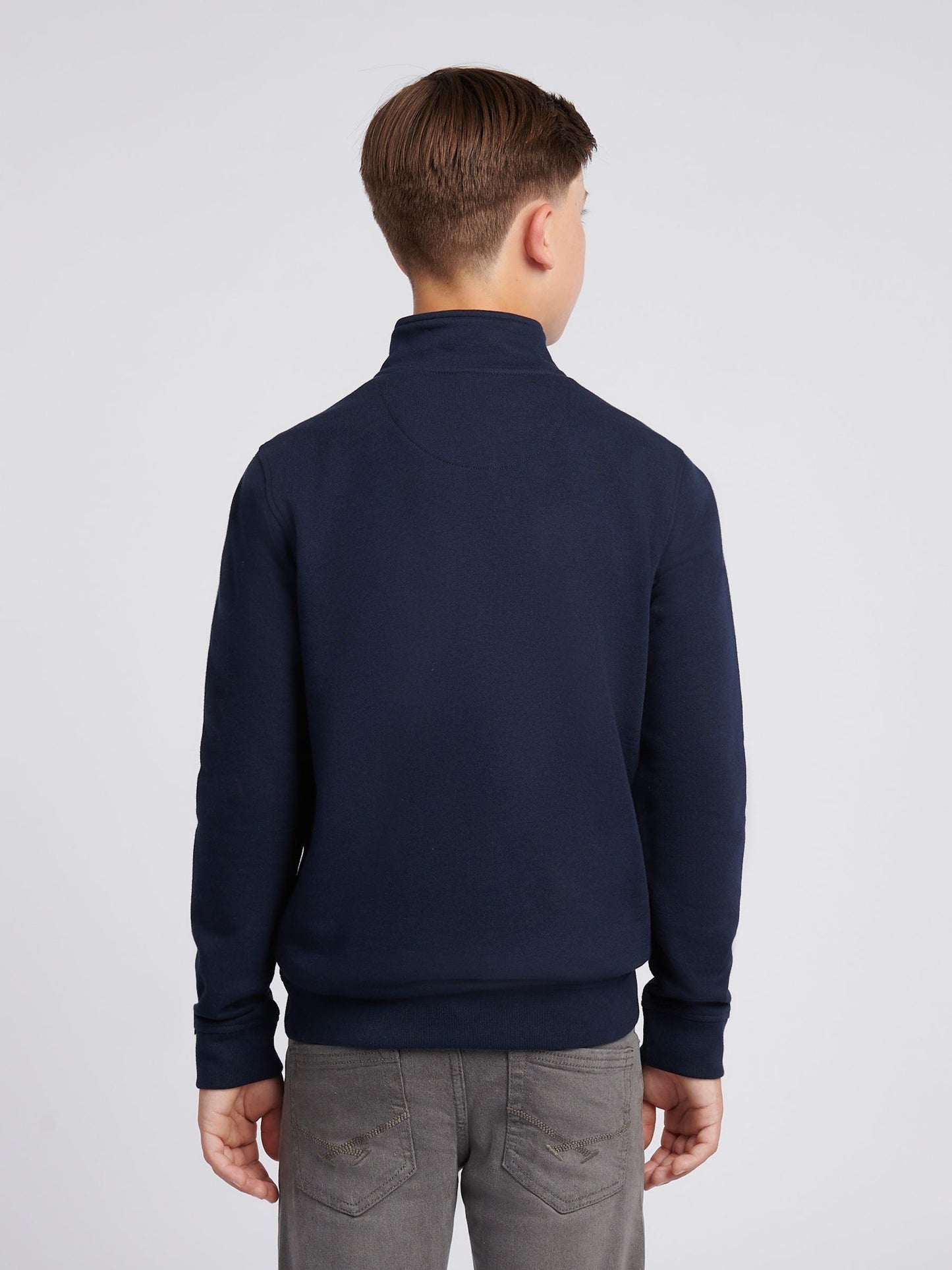 Dsiney Kidz - U.S. Polo Assn. Blue Double Horsemen ¼ Zip Sweatshirt image 3