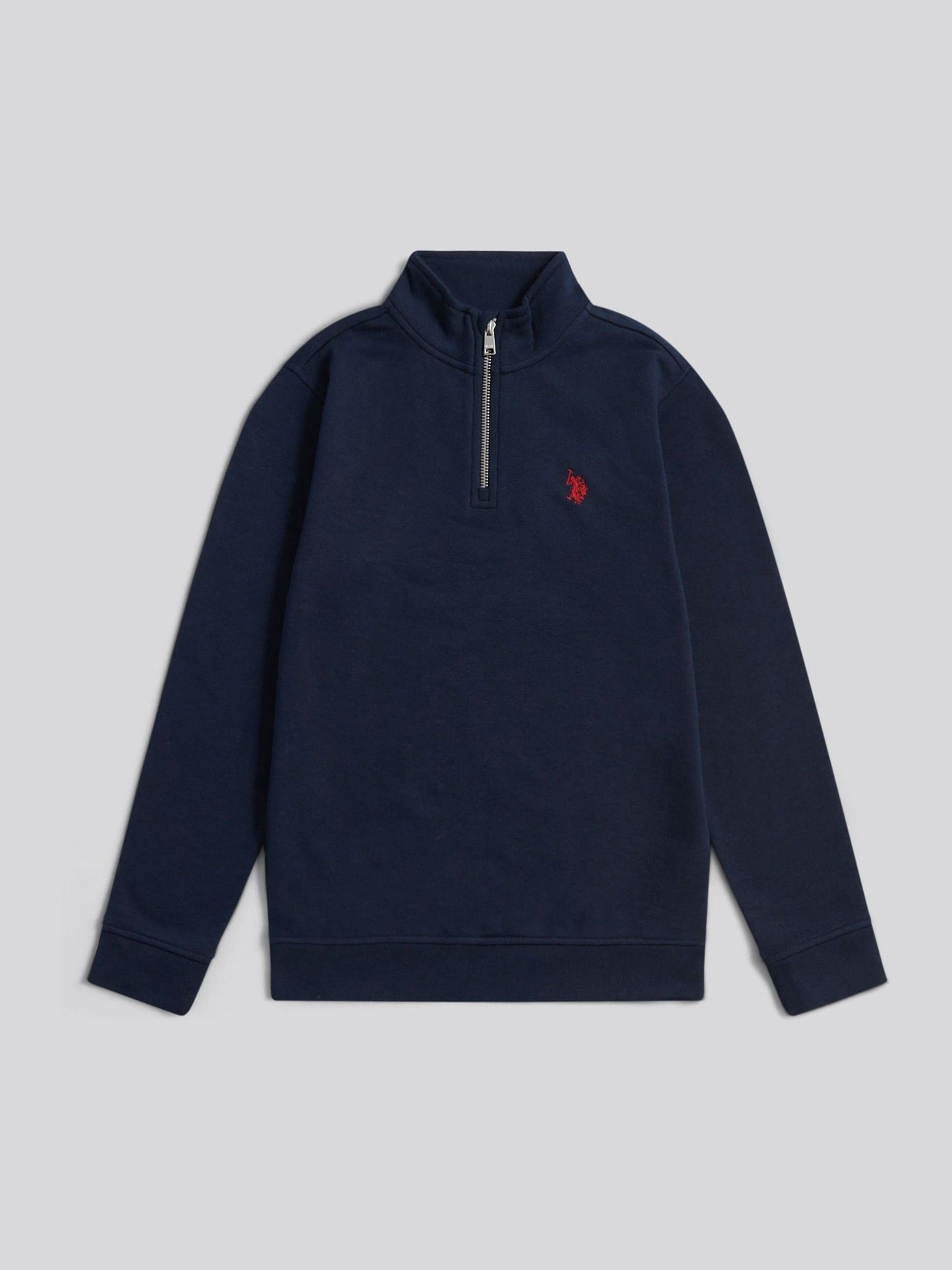 Dsiney Kidz - U.S. Polo Assn. Blue Double Horsemen ¼ Zip Sweatshirt image 6