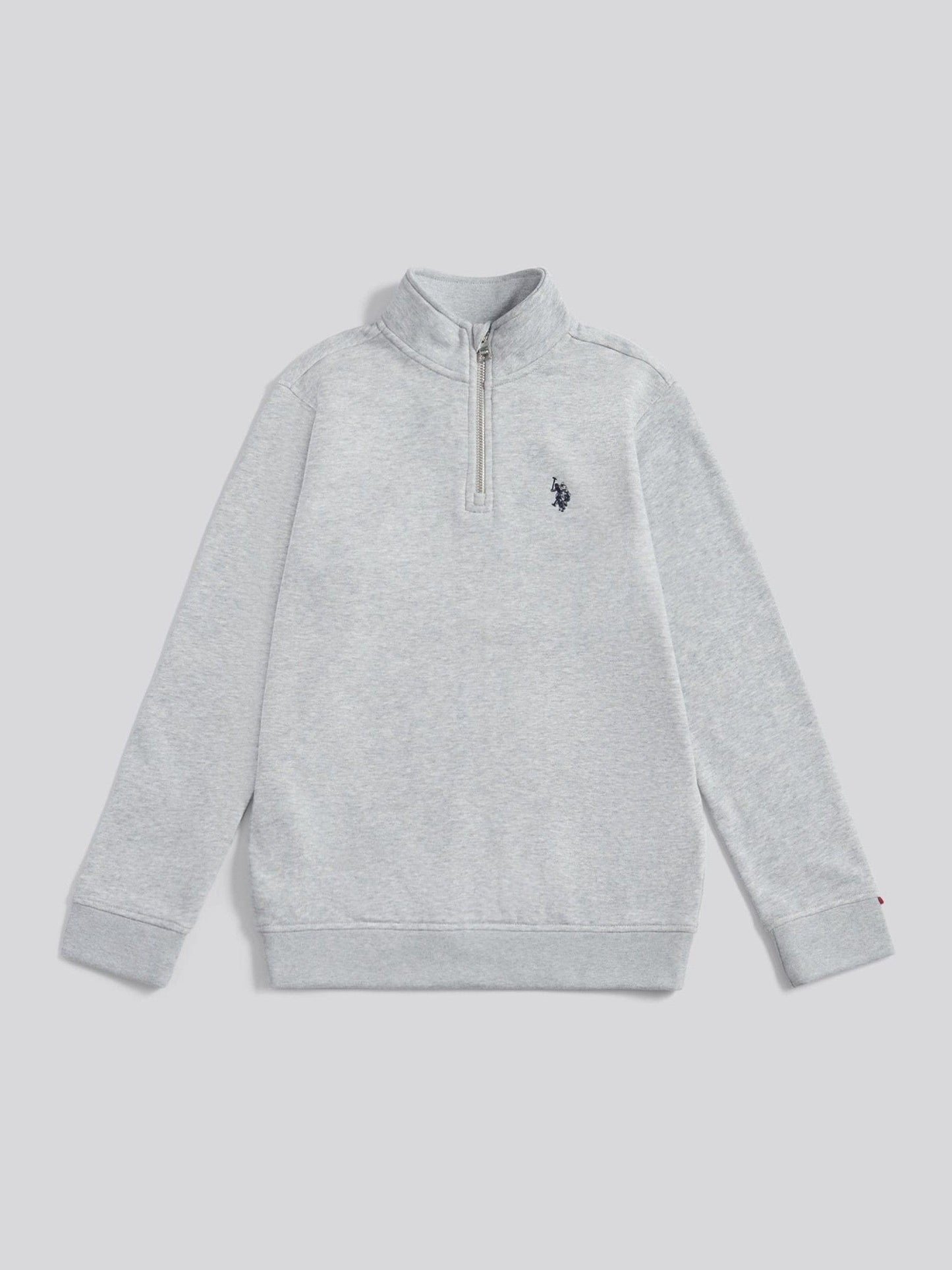 Dsiney Kidz - U.S. Polo Assn. Grey Double Horsemen ¼ Zip Sweatshirt image 6