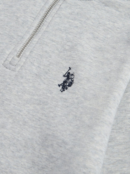 Dsiney Kidz - U.S. Polo Assn. Grey Double Horsemen ¼ Zip Sweatshirt image 8