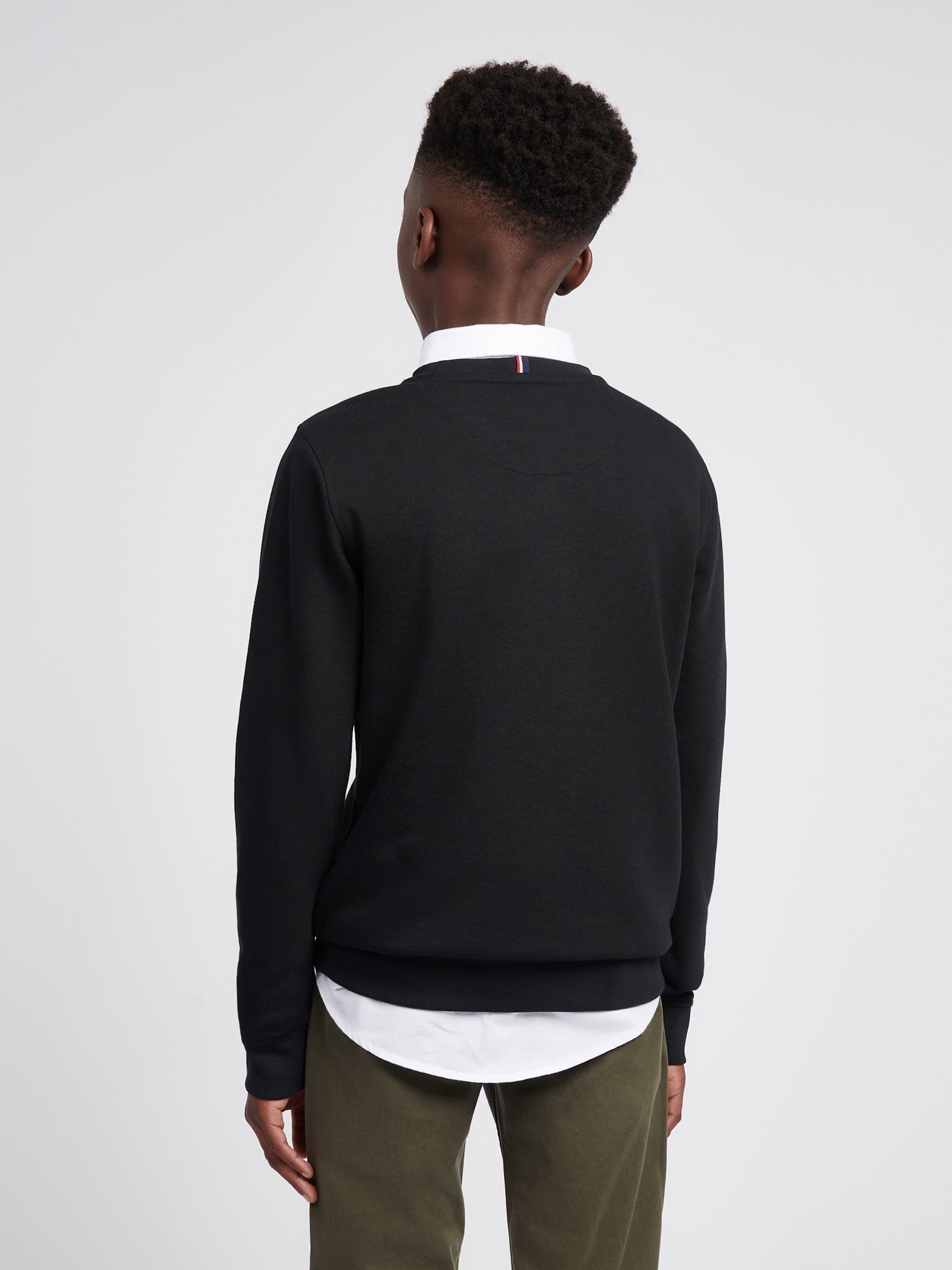 Dsiney Kidz - U.S. Polo Assn. Black Double Horsemen Crew Sweatshirt image 4