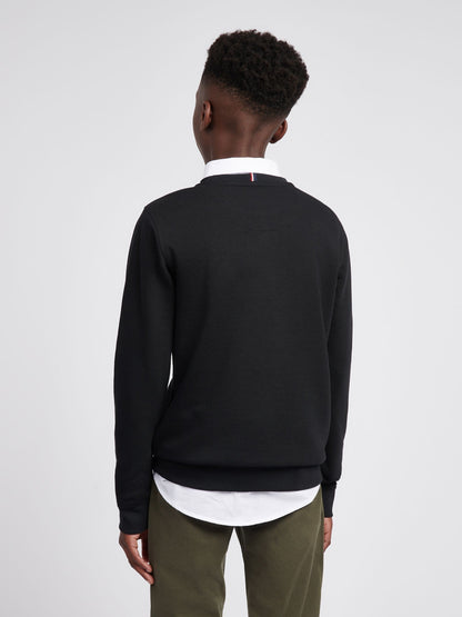 Dsiney Kidz - U.S. Polo Assn. Black Double Horsemen Crew Sweatshirt image 4