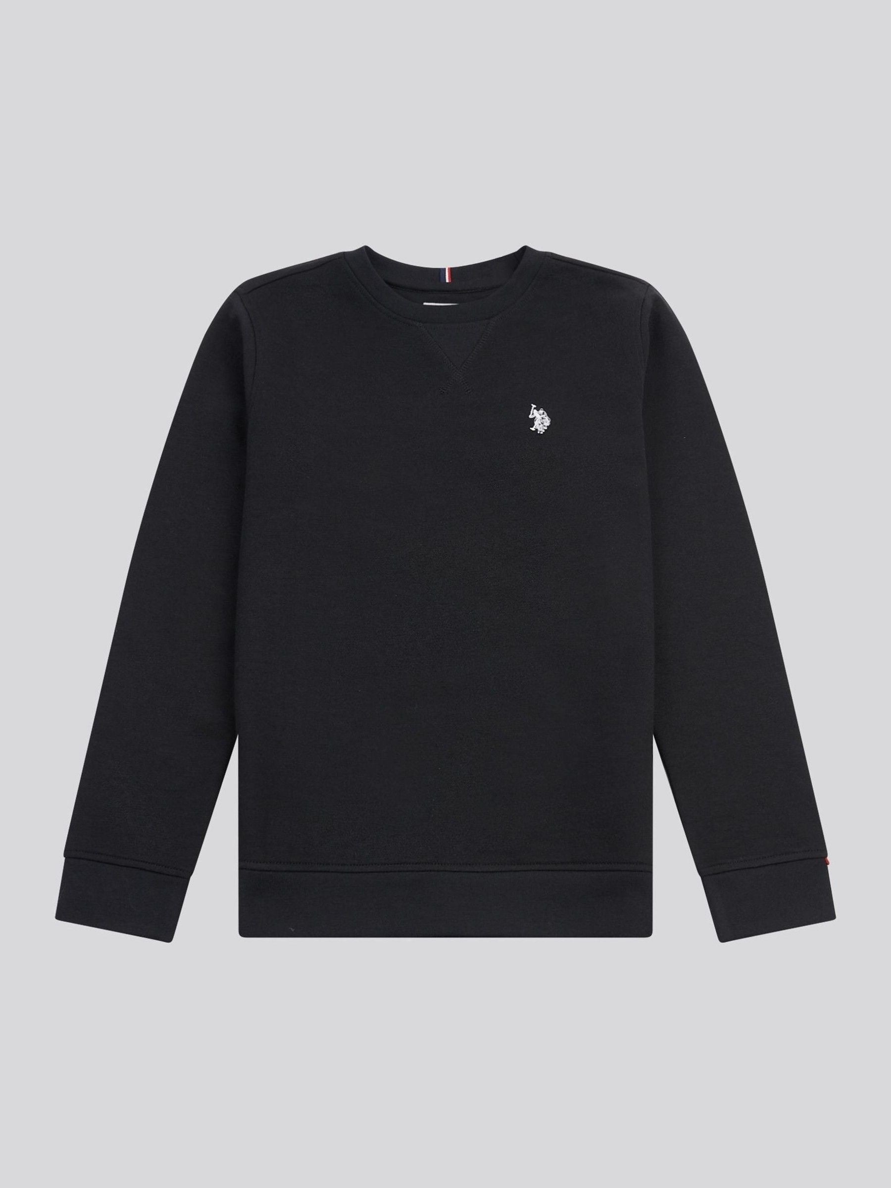Dsiney Kidz - U.S. Polo Assn. Black Double Horsemen Crew Sweatshirt image 7