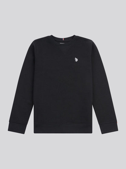Dsiney Kidz - U.S. Polo Assn. Black Double Horsemen Crew Sweatshirt image 7