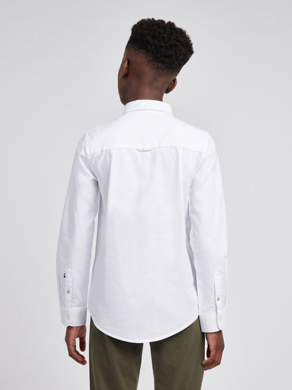 Dsiney Kidz - U.S. Polo Assn White Boys Oxford Shirt image 4