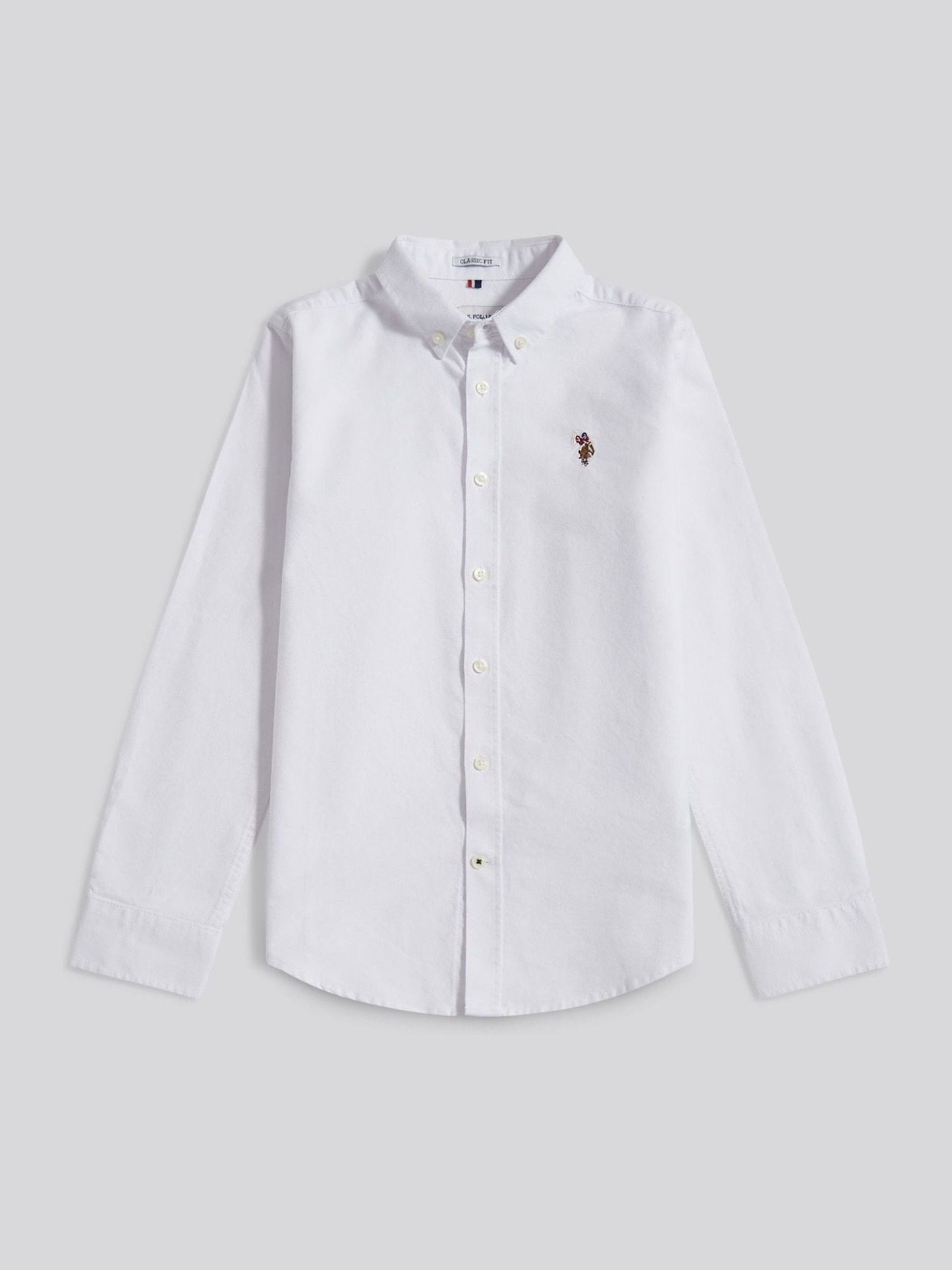 Dsiney Kidz - U.S. Polo Assn White Boys Oxford Shirt image 6