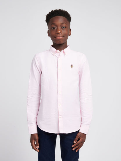 Dsiney Kidz - U.S. Polo Assn Pink Boys Oxford Shirt image 1
