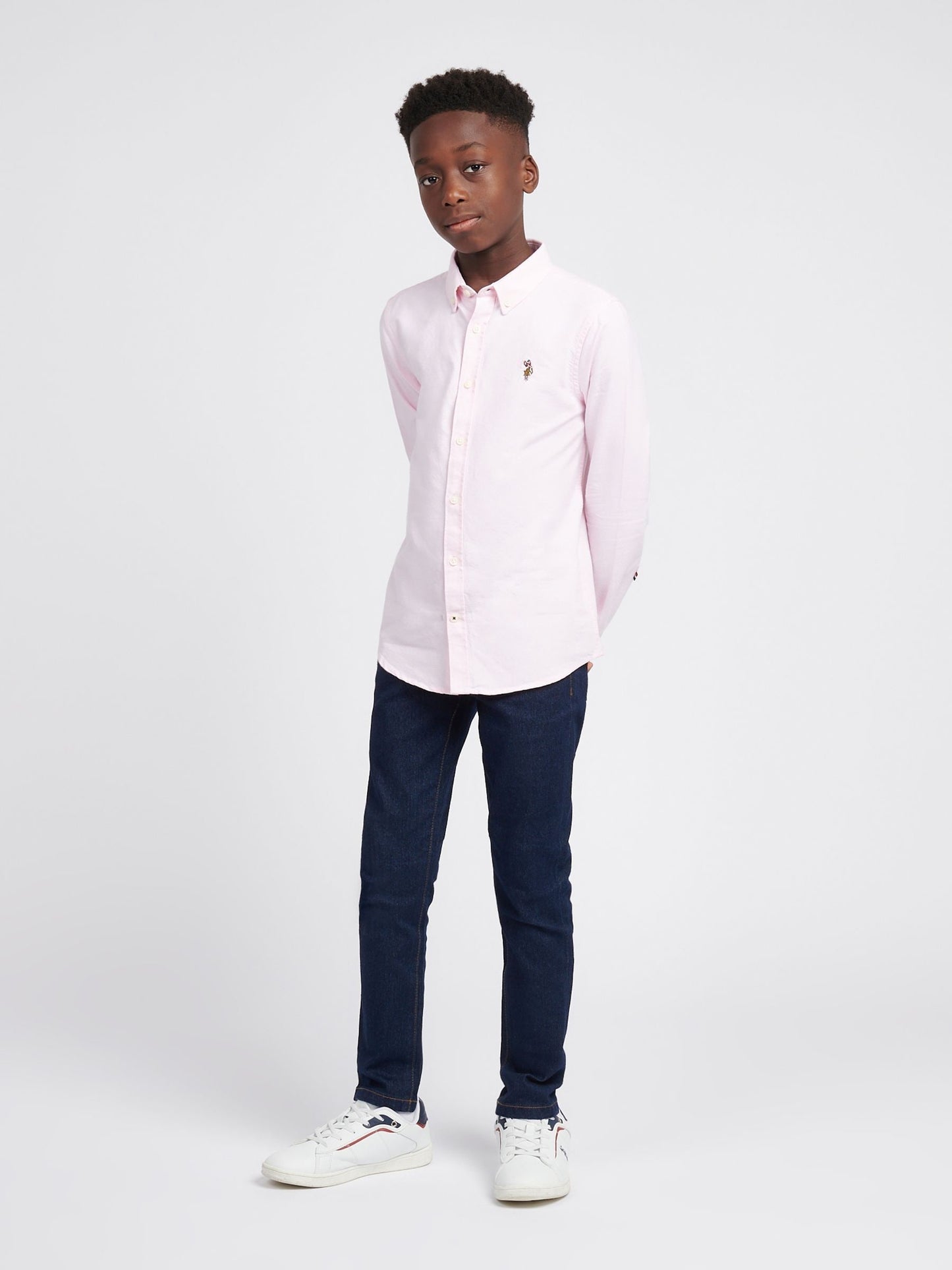 Dsiney Kidz - U.S. Polo Assn Pink Boys Oxford Shirt image 3