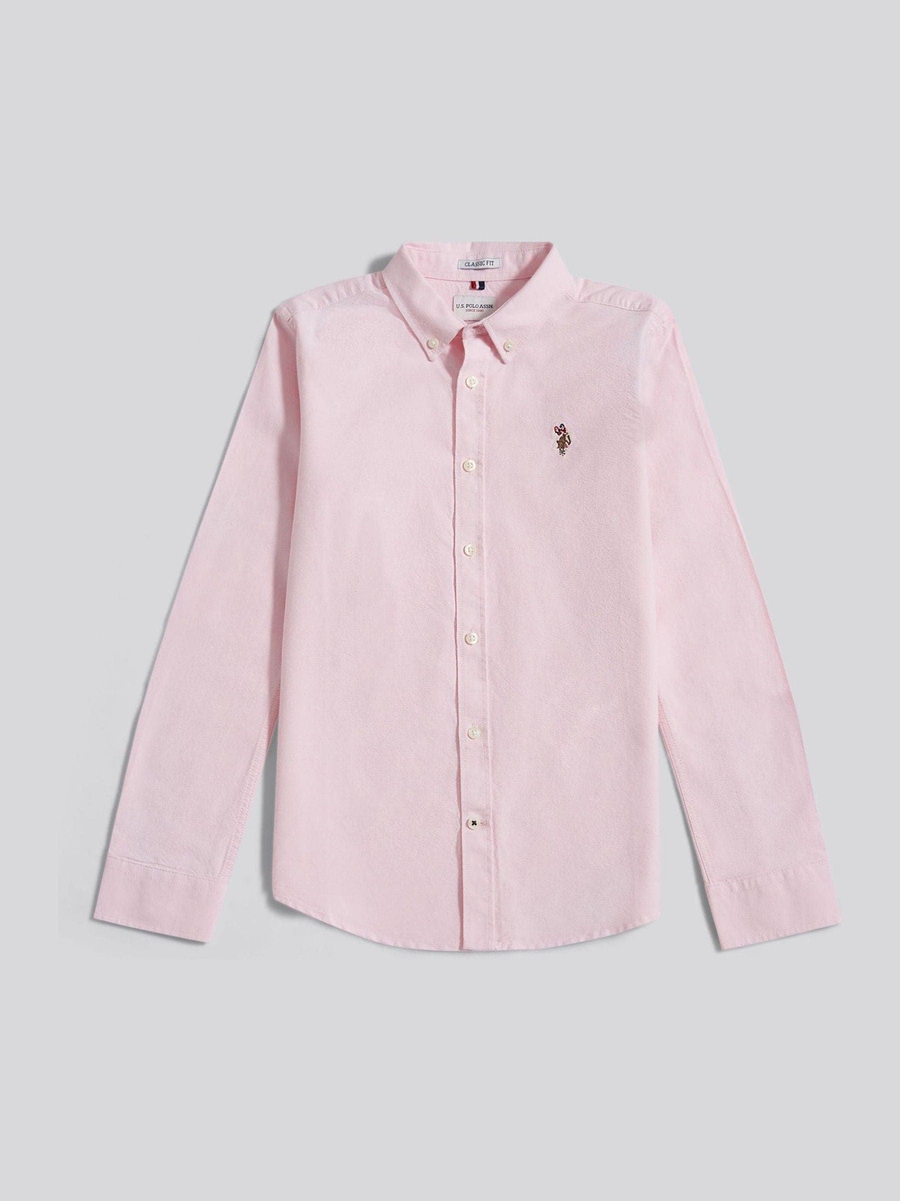 Dsiney Kidz - U.S. Polo Assn Pink Boys Oxford Shirt image 6
