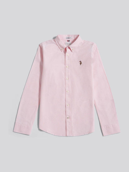 Dsiney Kidz - U.S. Polo Assn Pink Boys Oxford Shirt image 6