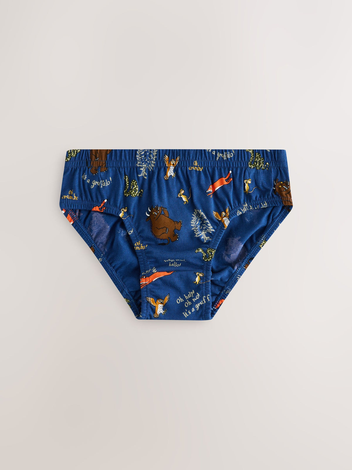 Dsiney Kidz - Green/Ecru Gruffalo Briefs 5 Pack (1.5-10yrs) image 5