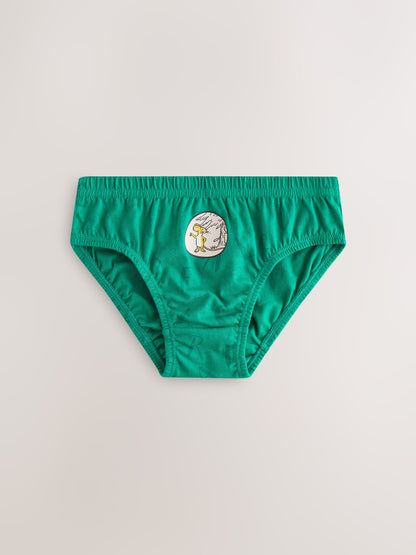 Dsiney Kidz - Green/Ecru Gruffalo Briefs 5 Pack (1.5-10yrs) image 6