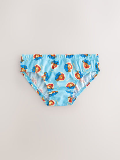 Dsiney Kidz - Blue on White Paddington Bear Briefs 5 Pack (1.5-8yrs) image 4