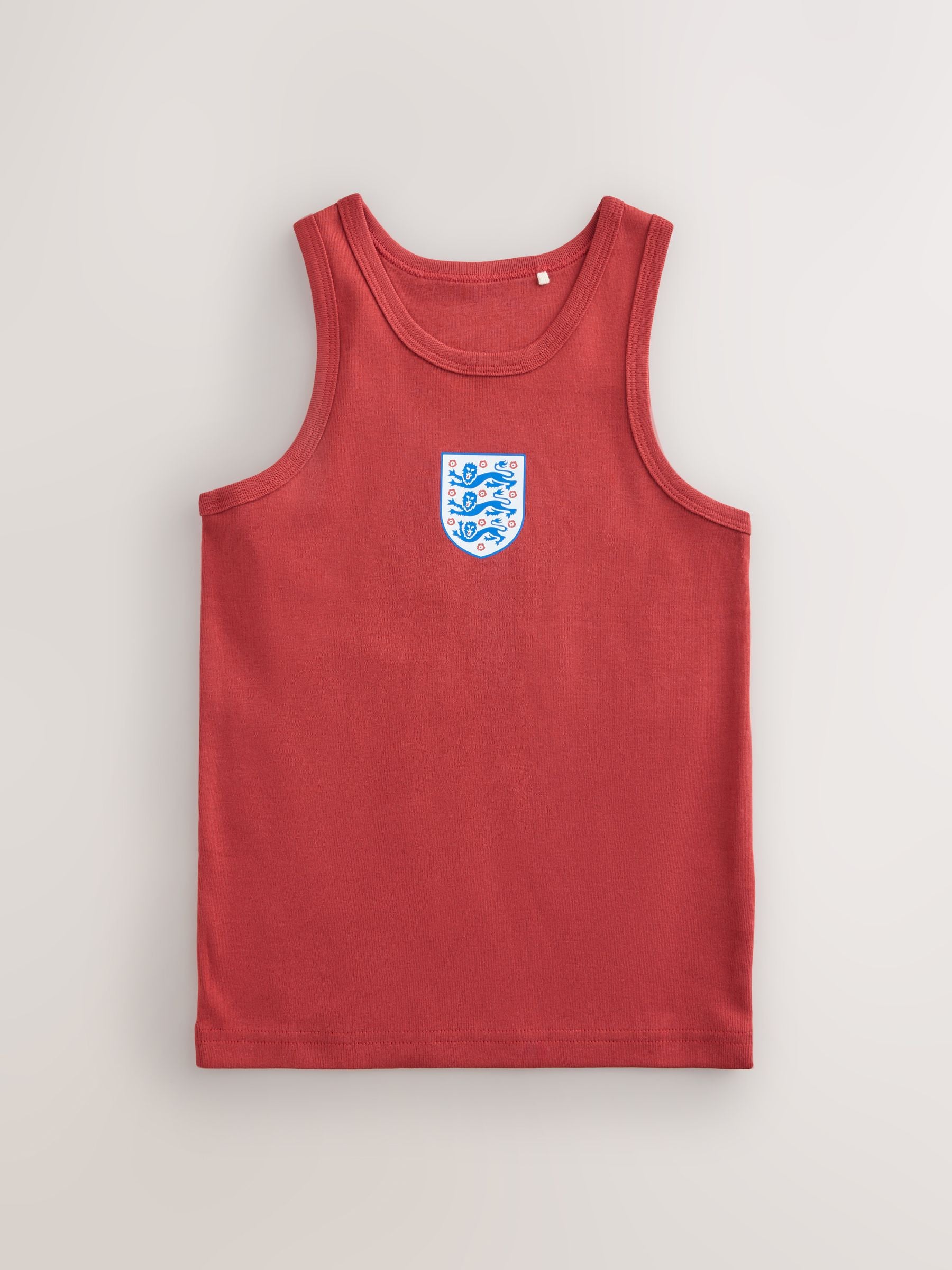 Dsiney Kidz - Red/White/Navy England FA Vests 3 Pack (2-14yrs) image 2