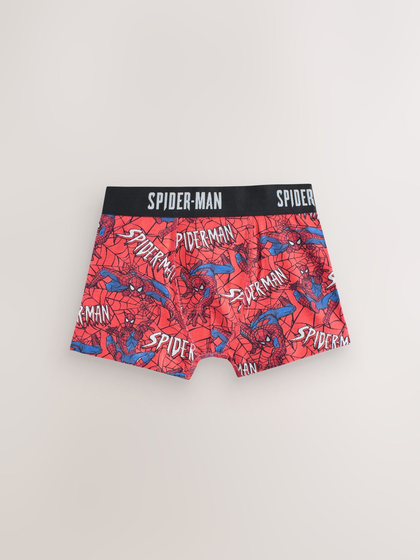 Dsiney Kidz - Red/Black Spiderman Trunks 5 Pack (2-14yrs) image 3