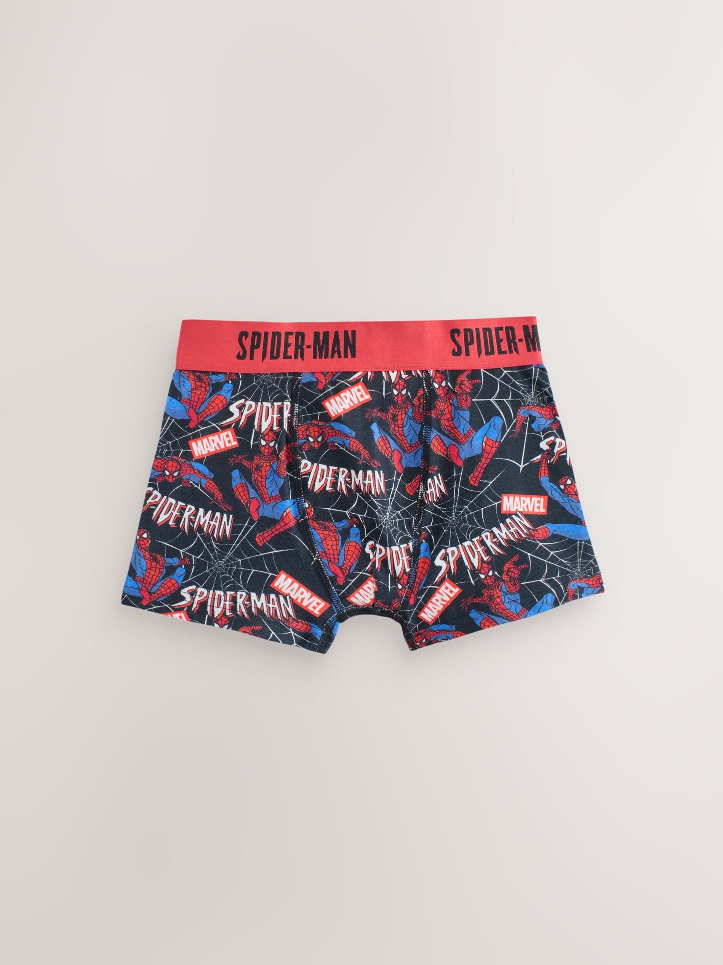 Dsiney Kidz - Red/Black Spiderman Trunks 5 Pack (2-14yrs) image 4