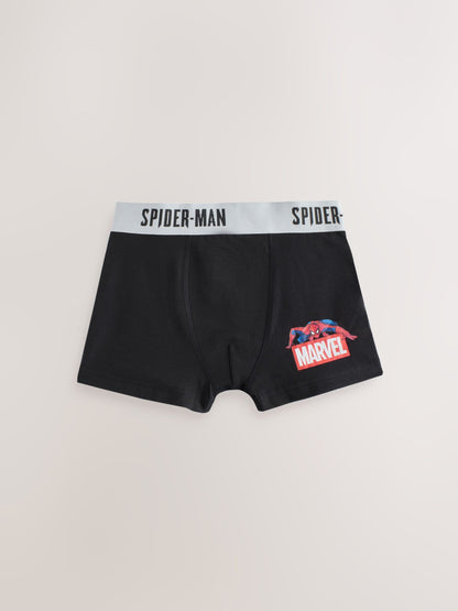 Dsiney Kidz - Red/Black Spiderman Trunks 5 Pack (2-14yrs) image 5