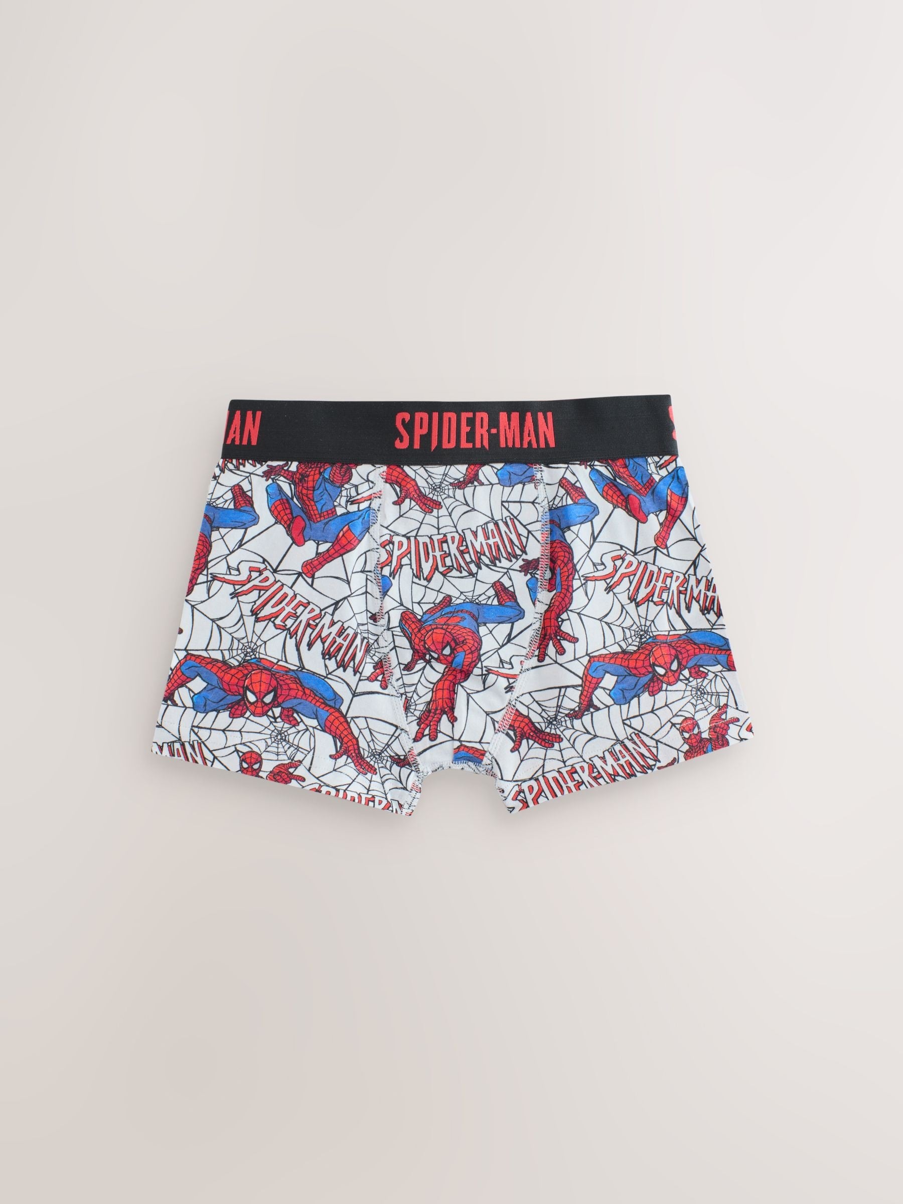 Dsiney Kidz - Red/Black Spiderman Trunks 5 Pack (2-14yrs) image 6