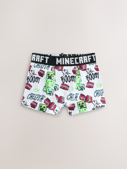 Dsiney Kidz - Green/Black Minecraft Trunks 7 Pack (3-14yrs) image 6