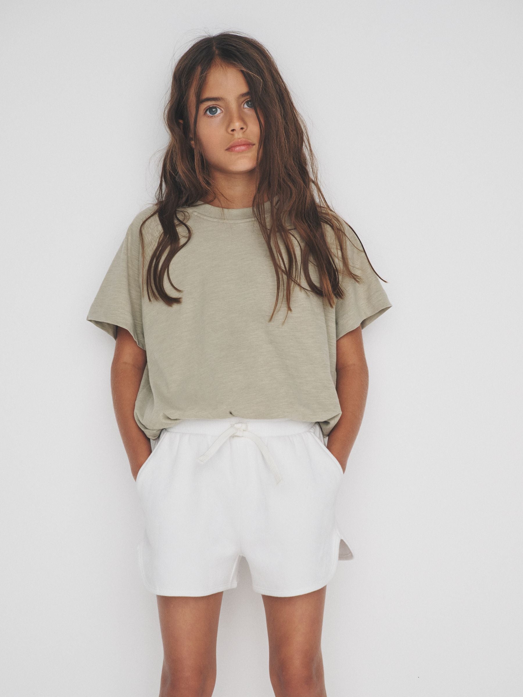 Dsiney Kidz - The Set 3 Pack Puffball Hem Cotton Jersey T-Shirts Pink/Khaki image 2
