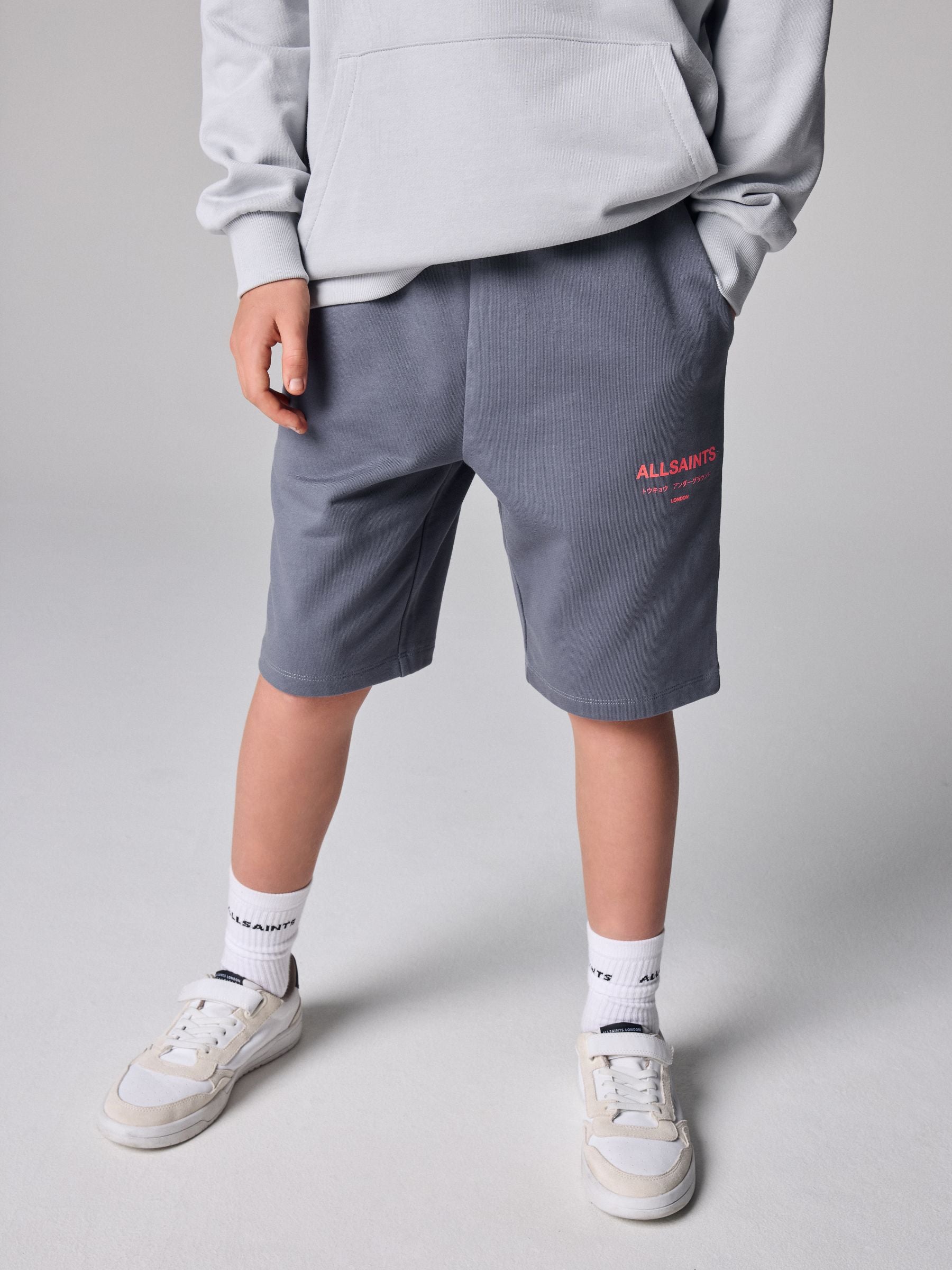 Dsiney Kidz - smALLSAINTS Mid Blue Underground Sweat Shorts image 1